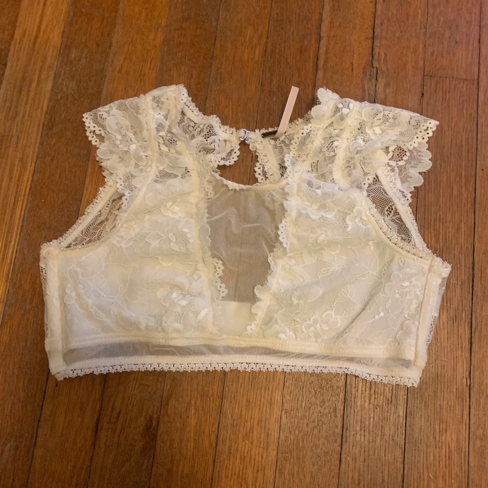 Cute lingerie lacy bra top